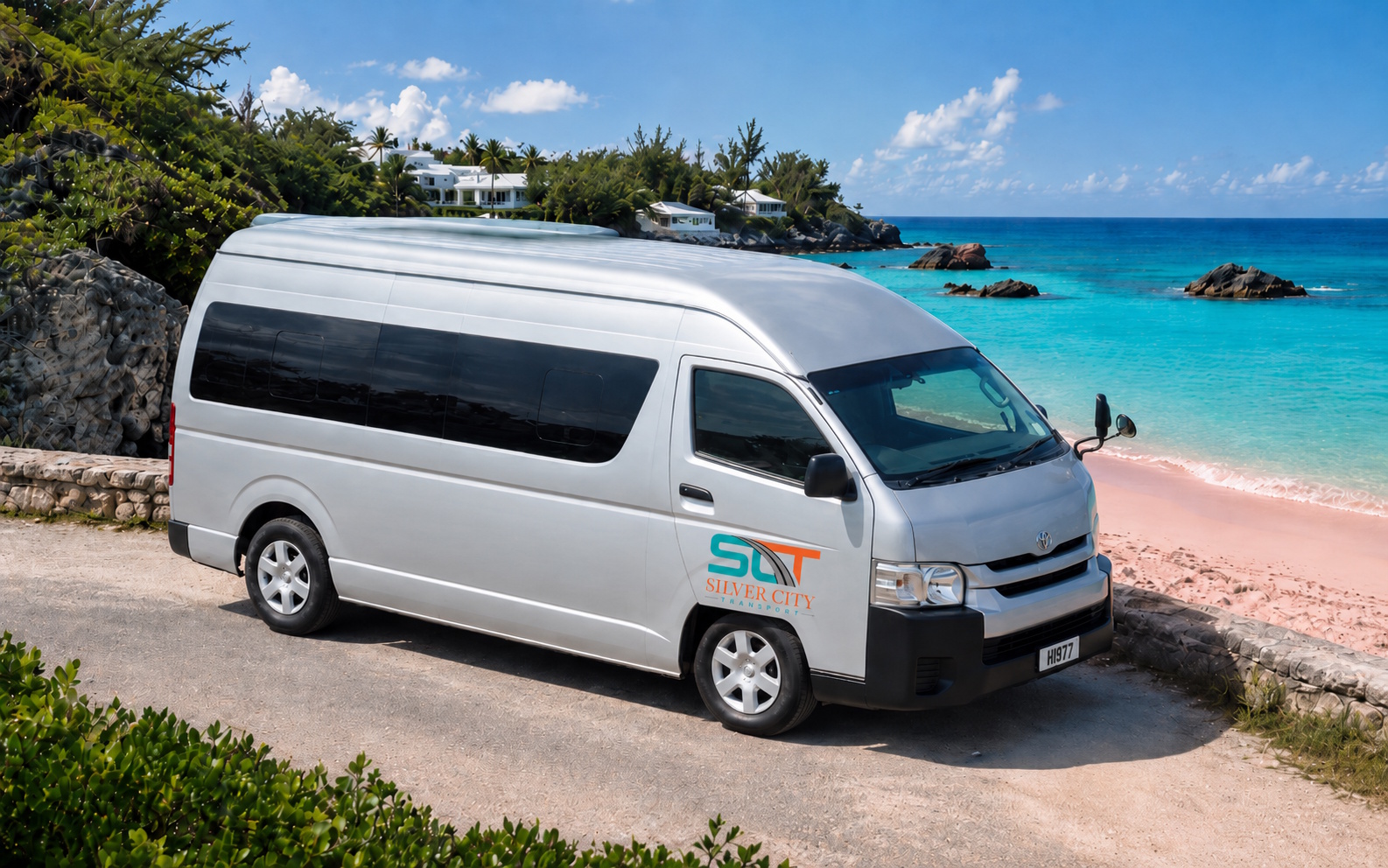 The Silver City Transport shuttle — flexible private hire
